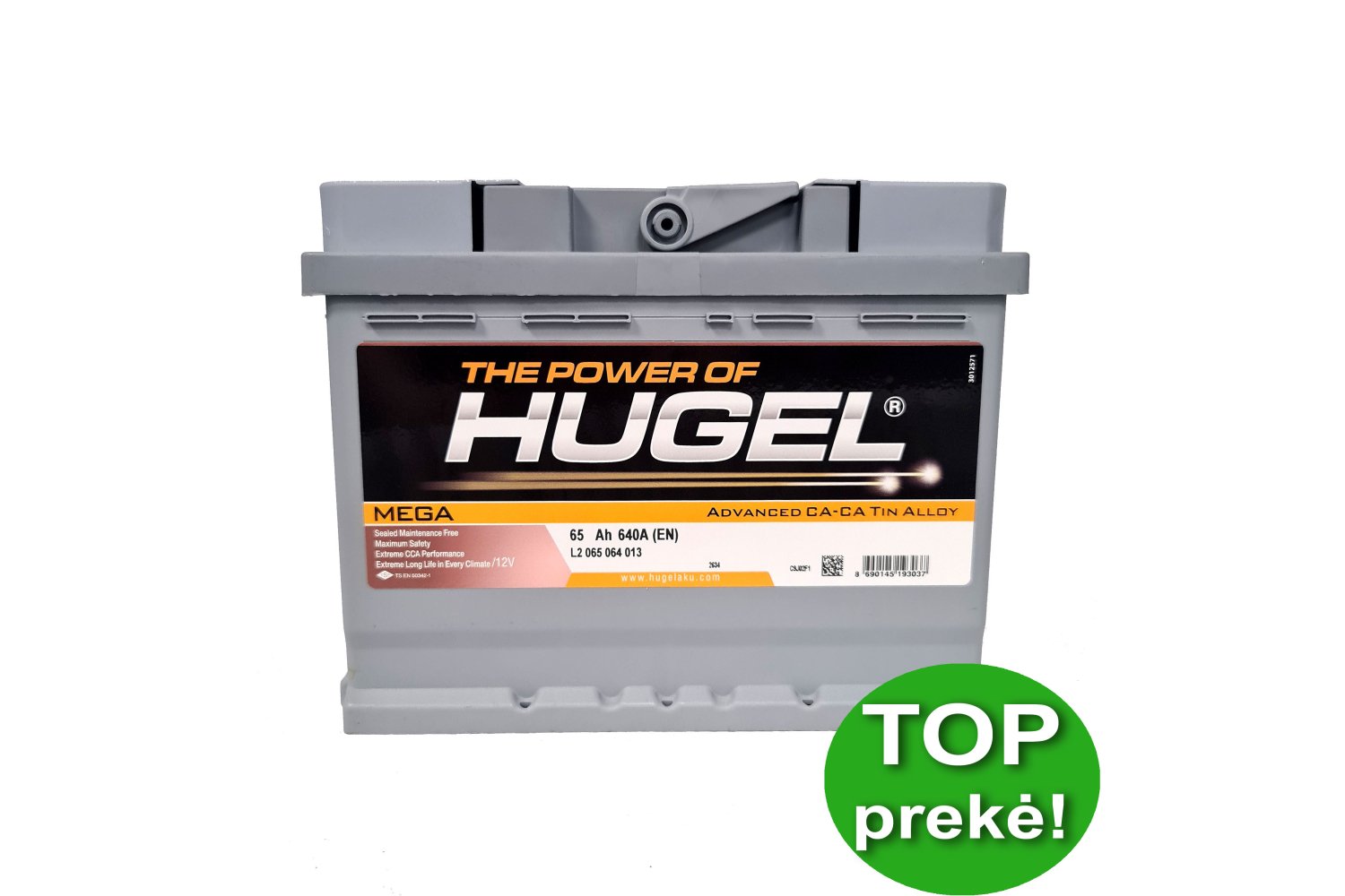 Hugel 65 Ah 640A