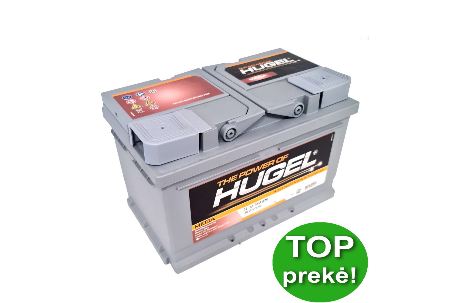Hugel 72 Ah 720 A  EN