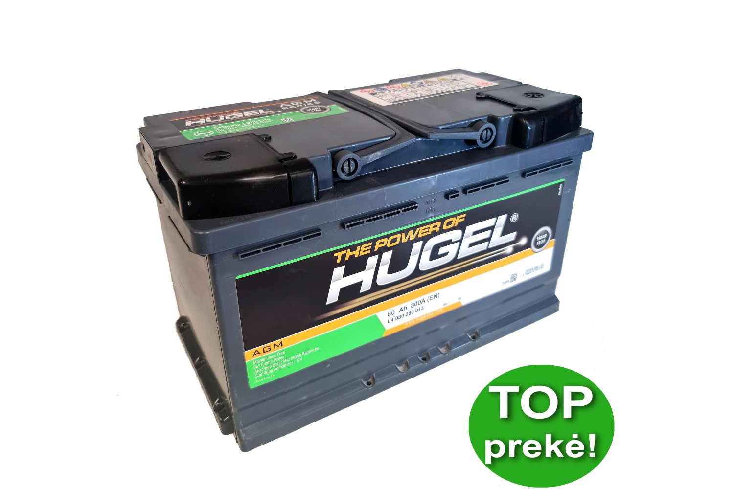 Hugel 80 Ah 800 A AGM