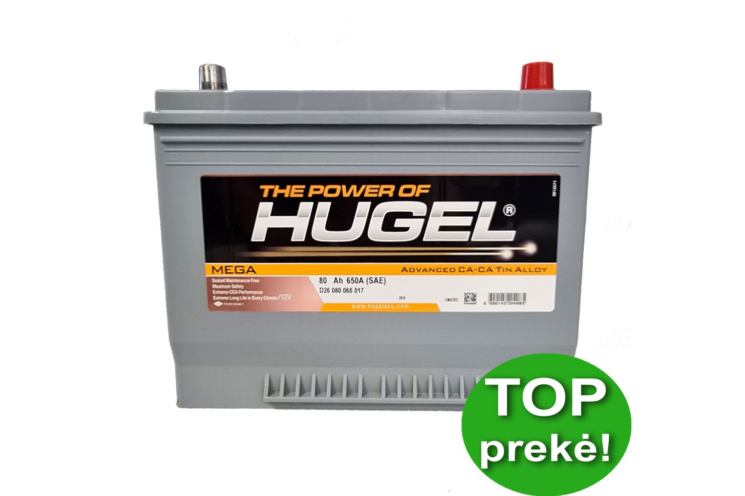 Hugel 80 AH 650 EN -/+